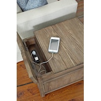 Select Pieces Include Built-In Electrical Outlets for Easy Access to Power